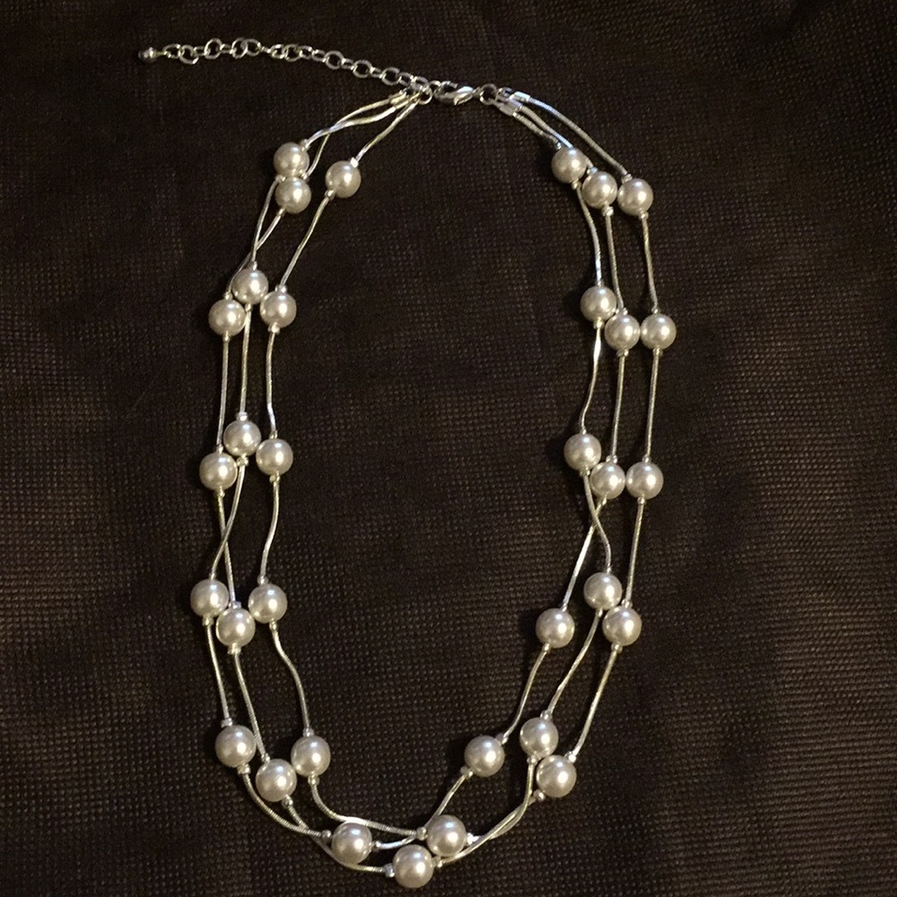 New Pearl and Strand Choker 15-18"